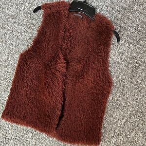 Peruvian Connection BOHO Alpaca Blend Fur Vest